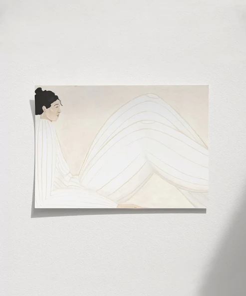 Çerçevesiz Poster Huzurlu Oturuş Sanat Baskısı ürün görseli