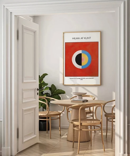 Çerçevesiz Poster Hilma Af Klint Kuğu 2 - Resim 5