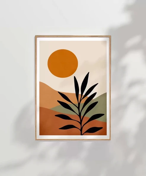 Çerçevesiz Poster Çöl Bitkisi - Resim 8