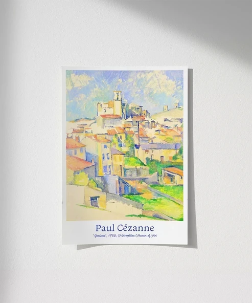 Çerçevesiz Poster Paul Cézanne Gardanne 2 ürün görseli