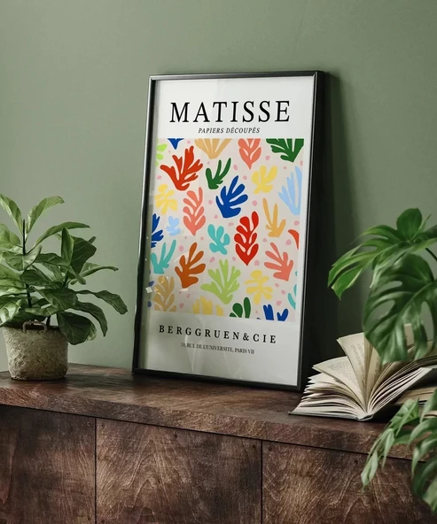 Çerçevesiz Poster Matisse Papiers Découpés No 2 - Resim 5