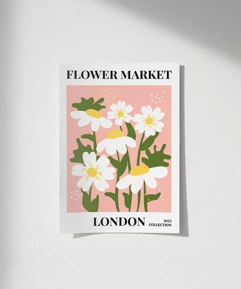 Çerçevesiz Poster Londra'nın Neşeli Papatyaları ürün görseli