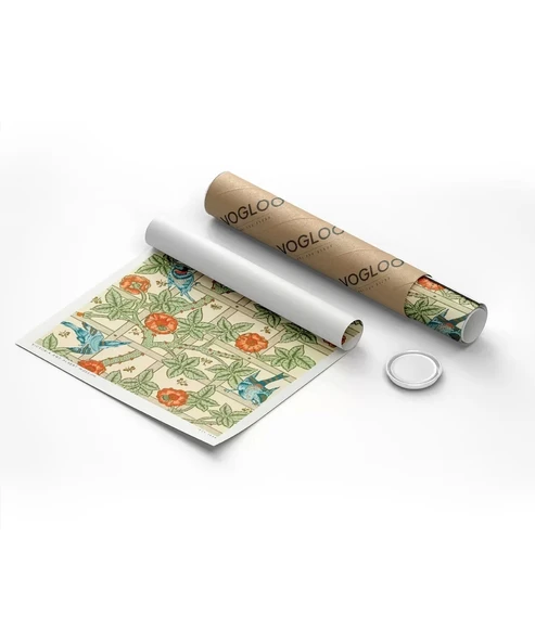 Çerçevesiz Poster William Morris Kafes Deseni - Resim 7