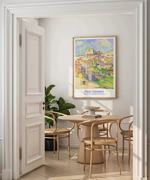 Çerçevesiz Poster Paul Cézanne Gardanne 2 - Resim 4