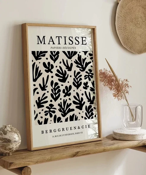 Çerçevesiz Poster Matisse Papiers Découpés No 3 - Resim 6