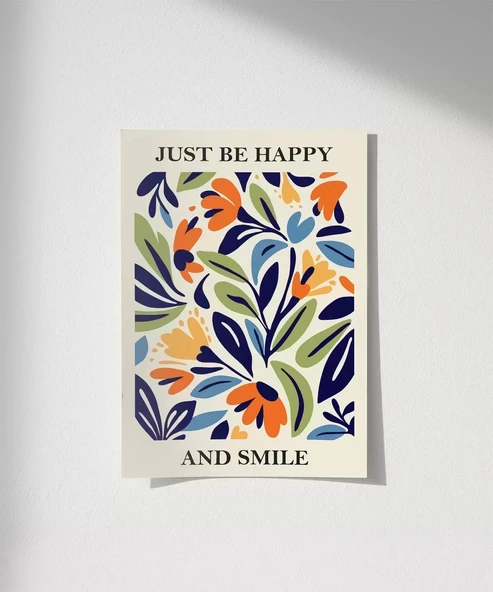 Çerçevesiz Poster Renkli Neşe ürün görseli