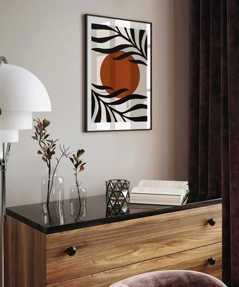 Çerçevesiz Poster Gün Batımı - Resim 5