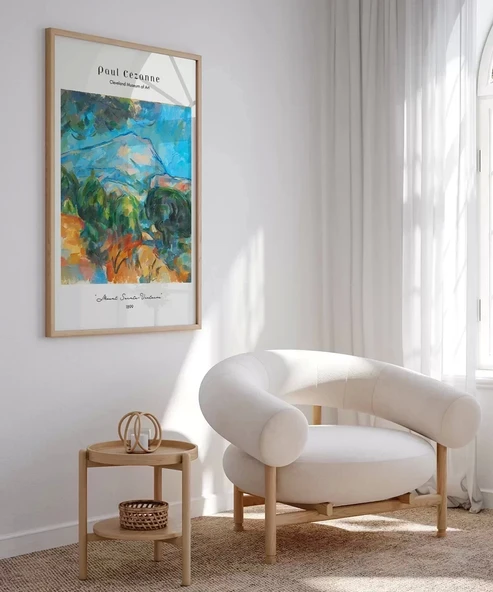 Çerçevesiz Poster Paul Cézanne Sainte-Victoire Dağı - Resim 3