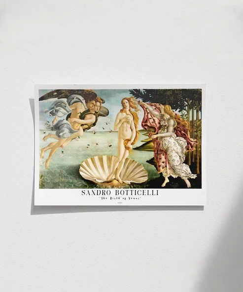 Çerçevesiz Poster Sandro Botticelli Venüs'ün Doğuşu 2 ürün görseli