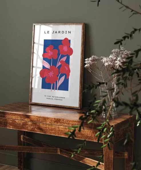 Çerçevesiz Poster Le Jardin Rouge - Resim 5