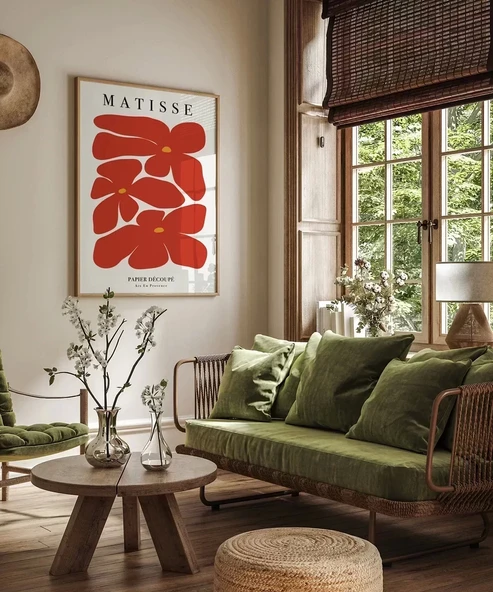 Çerçevesiz Poster Matisse Papiers Découpés No 6 - 5