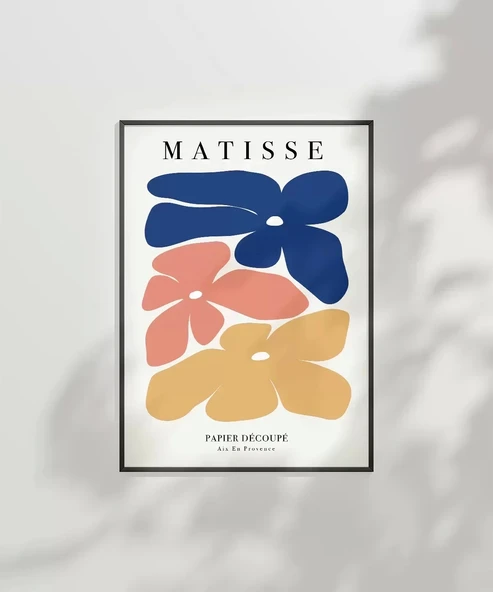 Çerçevesiz Poster Matisse Papiers Découpés No 7 - Resim 7