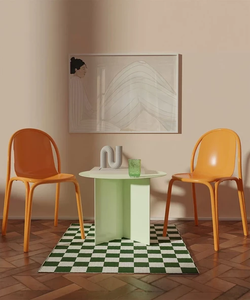 Çerçevesiz Poster Huzurlu Oturuş Sanat Baskısı - Resim 4