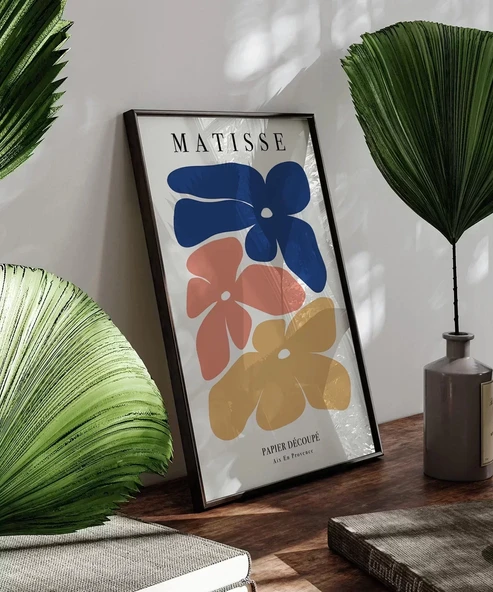 Çerçevesiz Poster Matisse Papiers Découpés No 7 - Resim 5