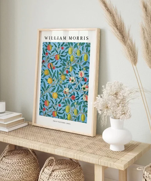 Çerçevesiz Poster William Morris Meyve Deseni No 2 - Resim 3