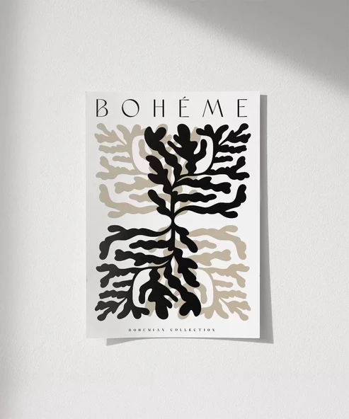 Çerçevesiz Poster Bohem Bitki ürün görseli