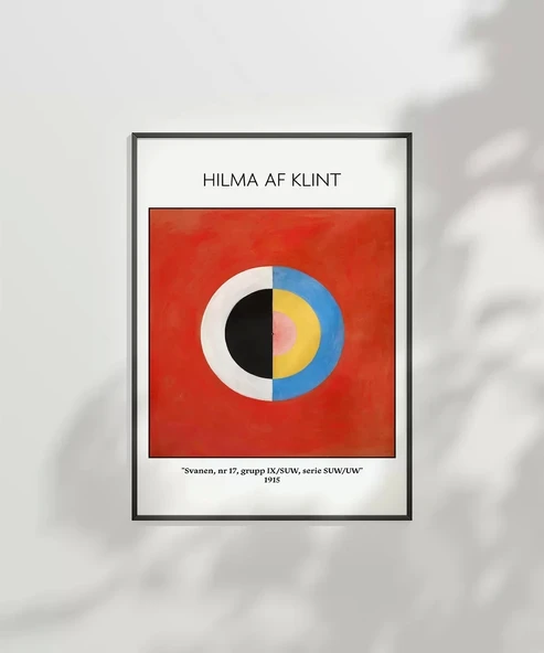 Çerçevesiz Poster Hilma Af Klint Kuğu 2 - Resim 6