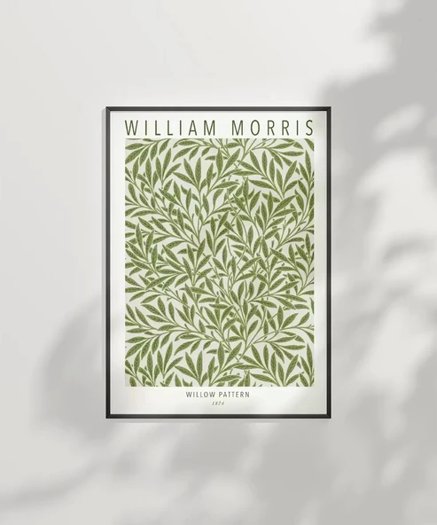 Çerçevesiz Poster William Morris Willow Pattern - Resim 7