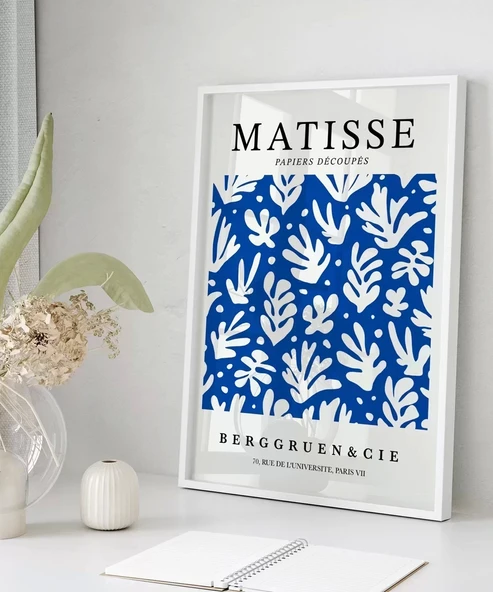 Çerçevesiz Poster Matisse Papiers Découpés No 4 - Resim 6
