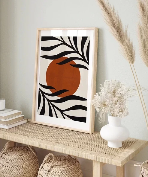 Çerçevesiz Poster Gün Batımı - Resim 4