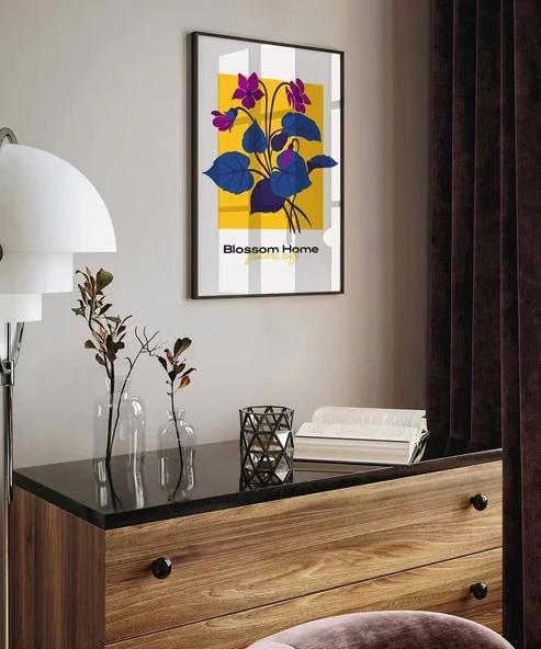 Çerçevesiz Poster Blossom Home Renklerin Dansı - Resim 6