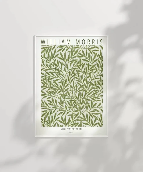 Çerçevesiz Poster William Morris Willow Pattern - Resim 3