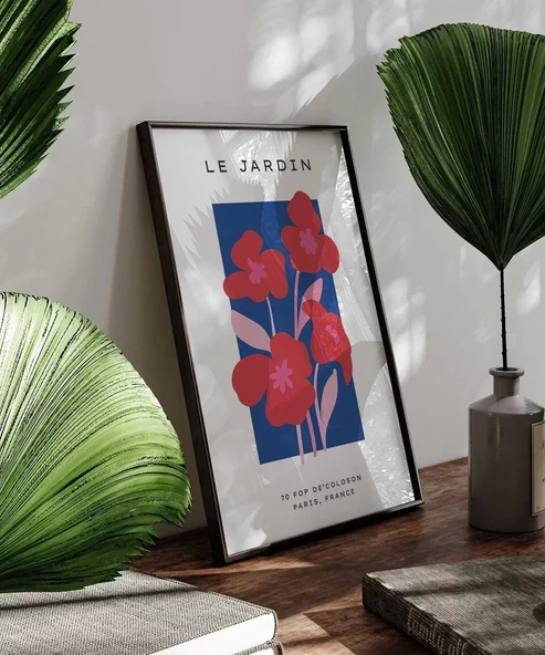 Çerçevesiz Poster Le Jardin Rouge - Resim 4