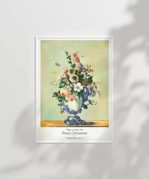 Çerçevesiz Poster Paul Cézanne Rokoko Vazoda Çiçekler 2 - Resim 7