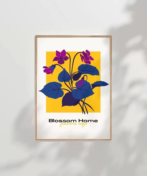 Çerçevesiz Poster Blossom Home Renklerin Dansı - Resim 8