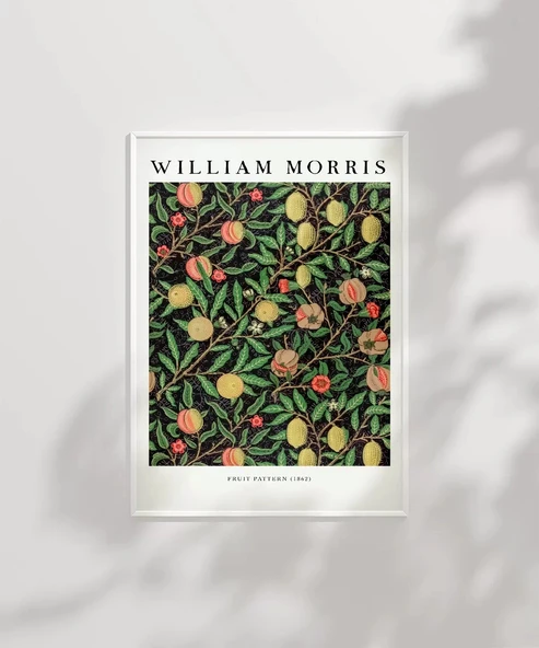Çerçevesiz Poster William Morris Meyve Deseni No 1 - Resim 7
