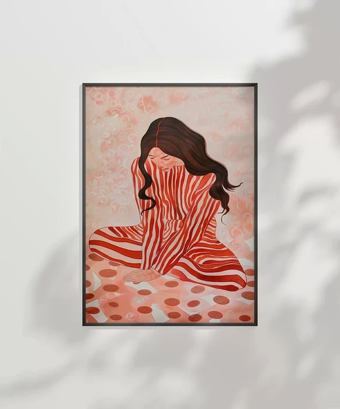 Çerçevesiz Poster Zarif Düşünceler Dekoratif - 7