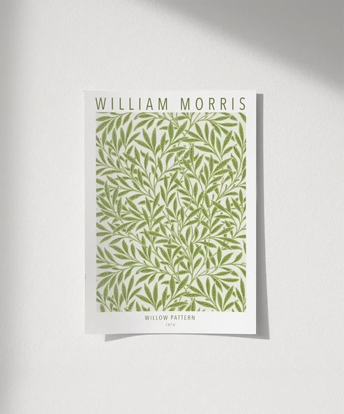Çerçevesiz Poster William Morris Willow Pattern
