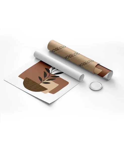 Çerçevesiz Poster Bohem Saksı - Resim 2