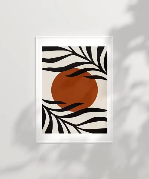 Çerçevesiz Poster Gün Batımı - Resim 3