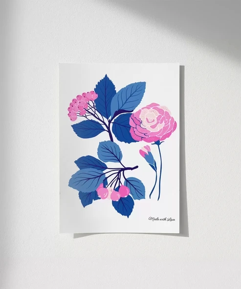 Çerçevesiz Poster Romantik Dokunuş ürün görseli