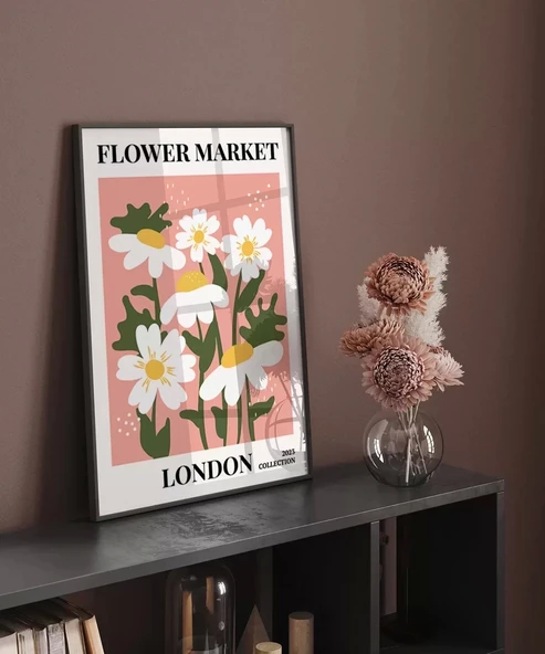 Çerçevesiz Poster Londra'nın Neşeli Papatyaları - Resim 5