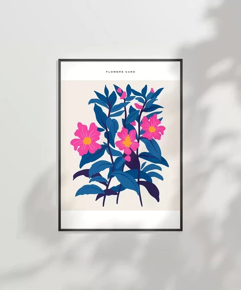 Çerçevesiz Poster Doğanın Göz Alıcı Çiçekleri - Resim 7