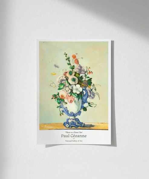 Çerçevesiz Poster Paul Cézanne Rokoko Vazoda Çiçekler 2 ürün görseli