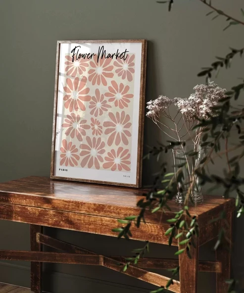 Çerçevesiz Poster Paris Flower Market - Resim 6