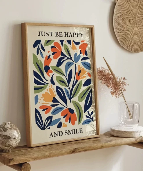 Çerçevesiz Poster Renkli Neşe - Resim 5