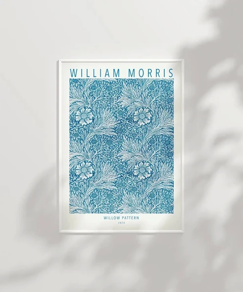 Çerçevesiz Poster William Morris Söğüt Deseni - Resim 7