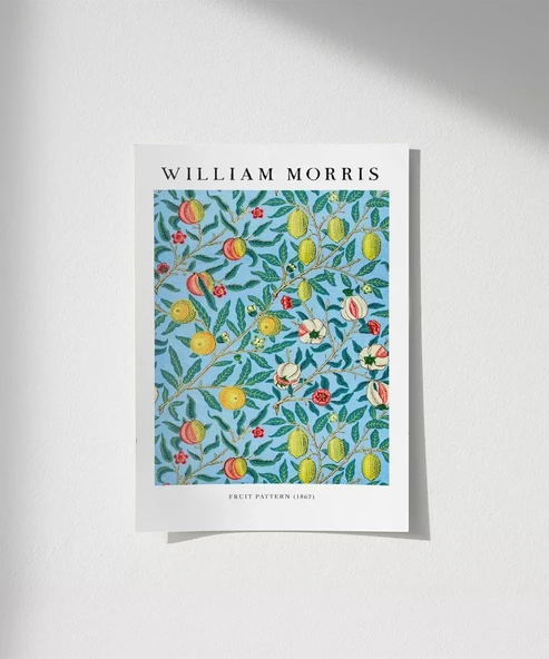 Çerçevesiz Poster William Morris Meyve Deseni No 2 ürün görseli