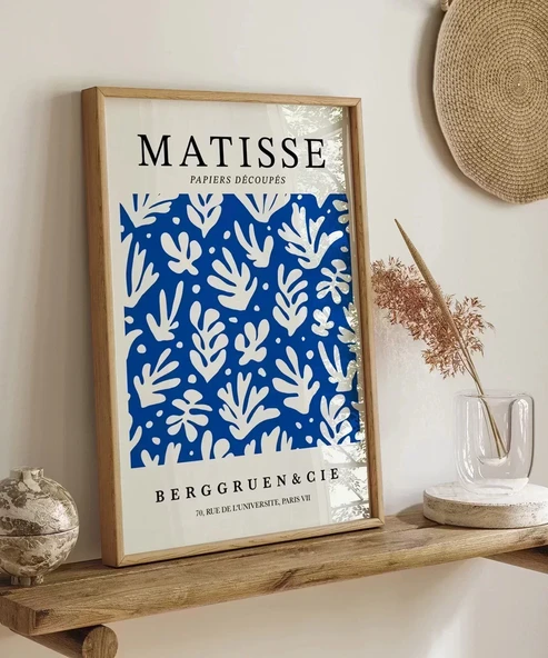 Çerçevesiz Poster Matisse Papiers Découpés No 4 - Resim 4