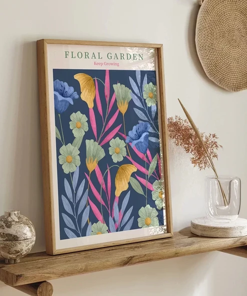 Çerçevesiz Poster Floral Rüyalar - Resim 5