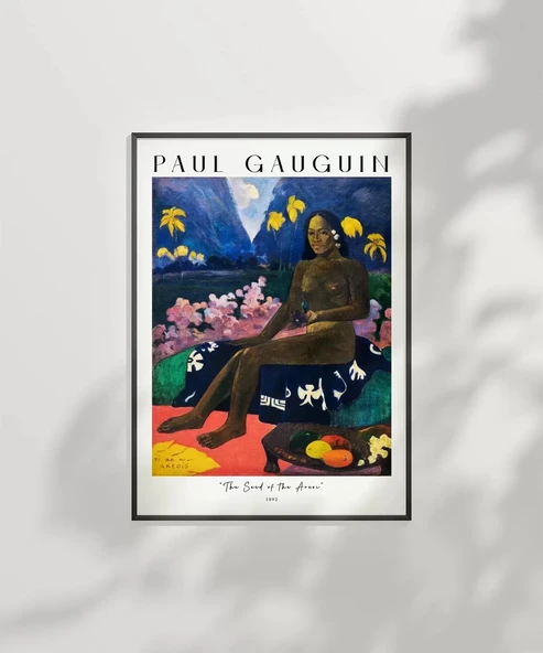 Çerçevesiz Poster Paul Gaugin Areoi Tohumu - Resim 6