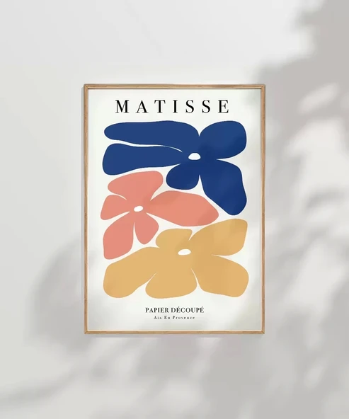 Çerçevesiz Poster Matisse Papiers Découpés No 7 - Resim 8