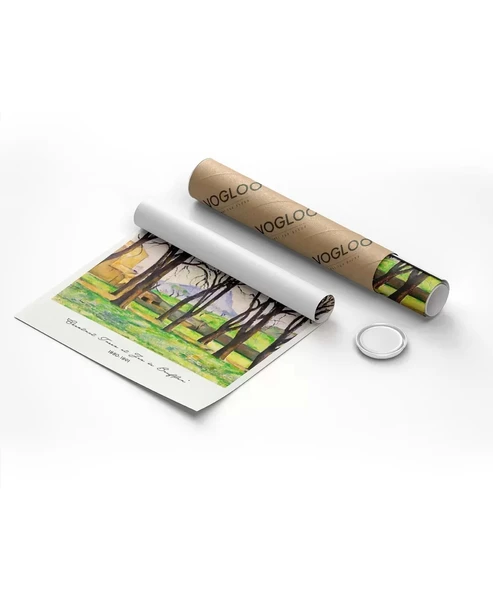 Çerçevesiz Poster Paul Cézanne Jas de Bouffan'daki Kestane Ağaçları - Resim 8