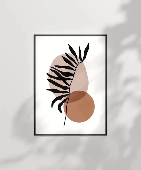 Çerçevesiz Poster Bohem Bitki 1 - Resim 7