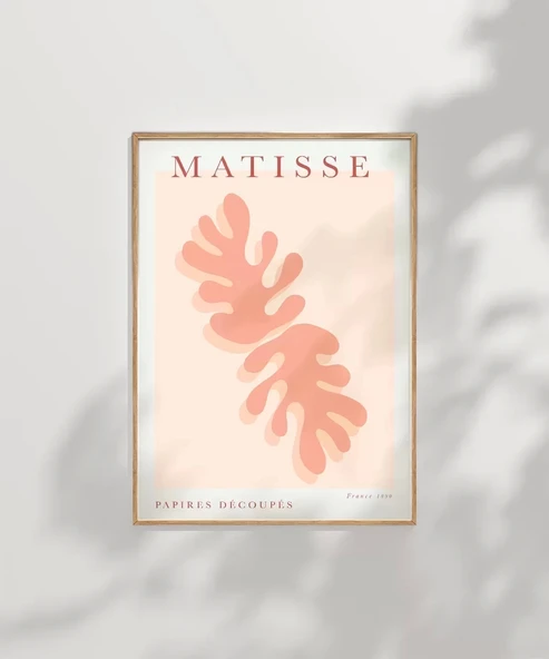 Çerçevesiz Poster Matisse Pembe Bitki - Resim 8