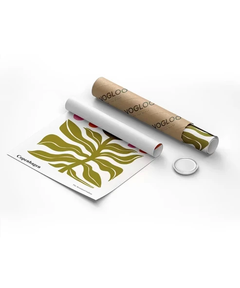 Çerçevesiz Poster Copenhagen Flower - Resim 2